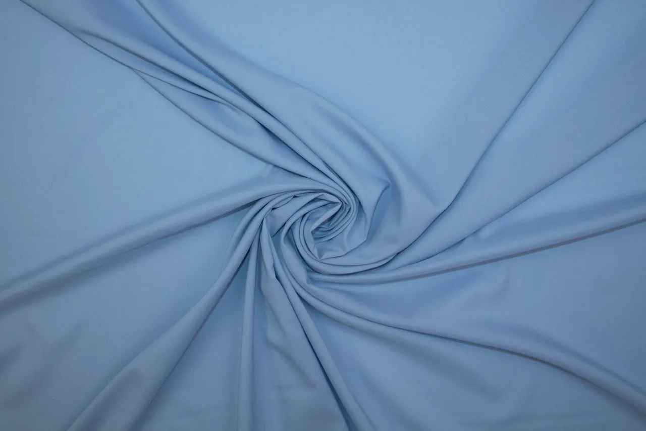 NY Designer Stretch Pongee Lining - Soft Blue