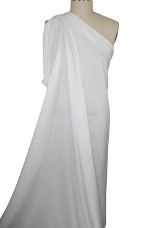 NY Designer Stretch Pongee Lining - White