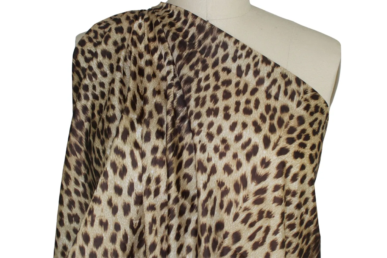 NY Designer Wide Animal Print Lining - Browns