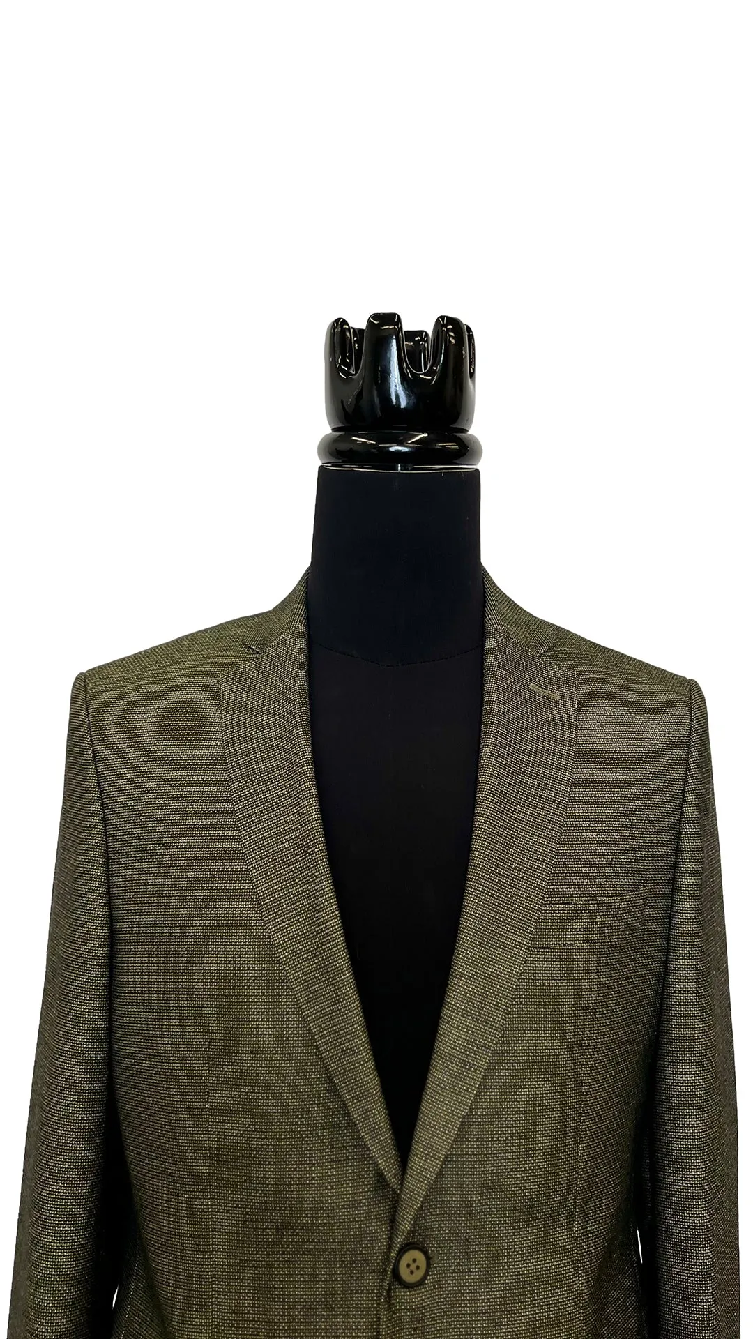 Olive Slim Flit Blazer