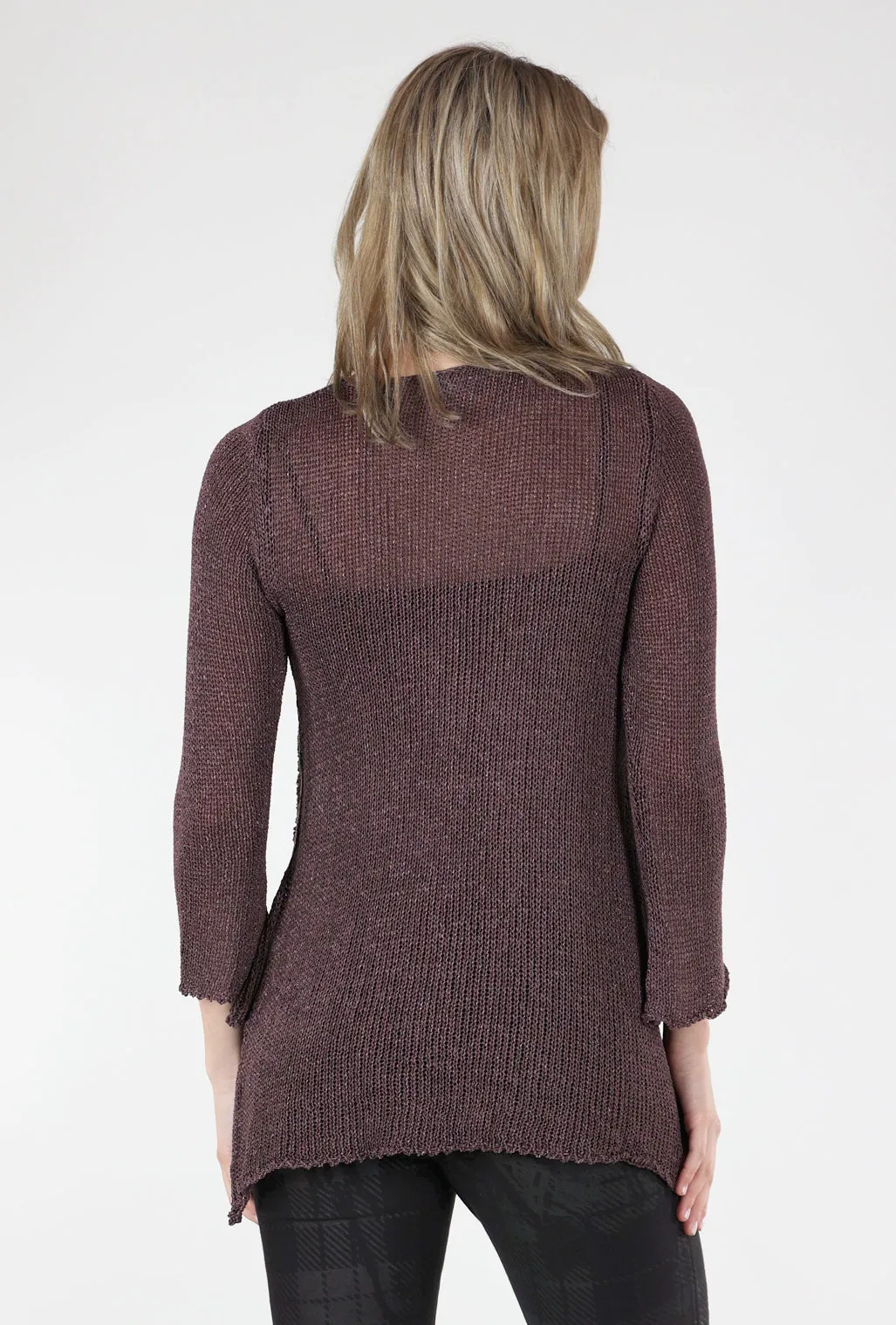 Overlapping Asym Sweater, Port