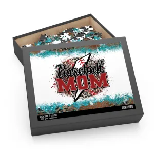 Personalised/Non-Personalised Puzzle, Mum, Mom, Baseball (120, 252, 500-Piece)