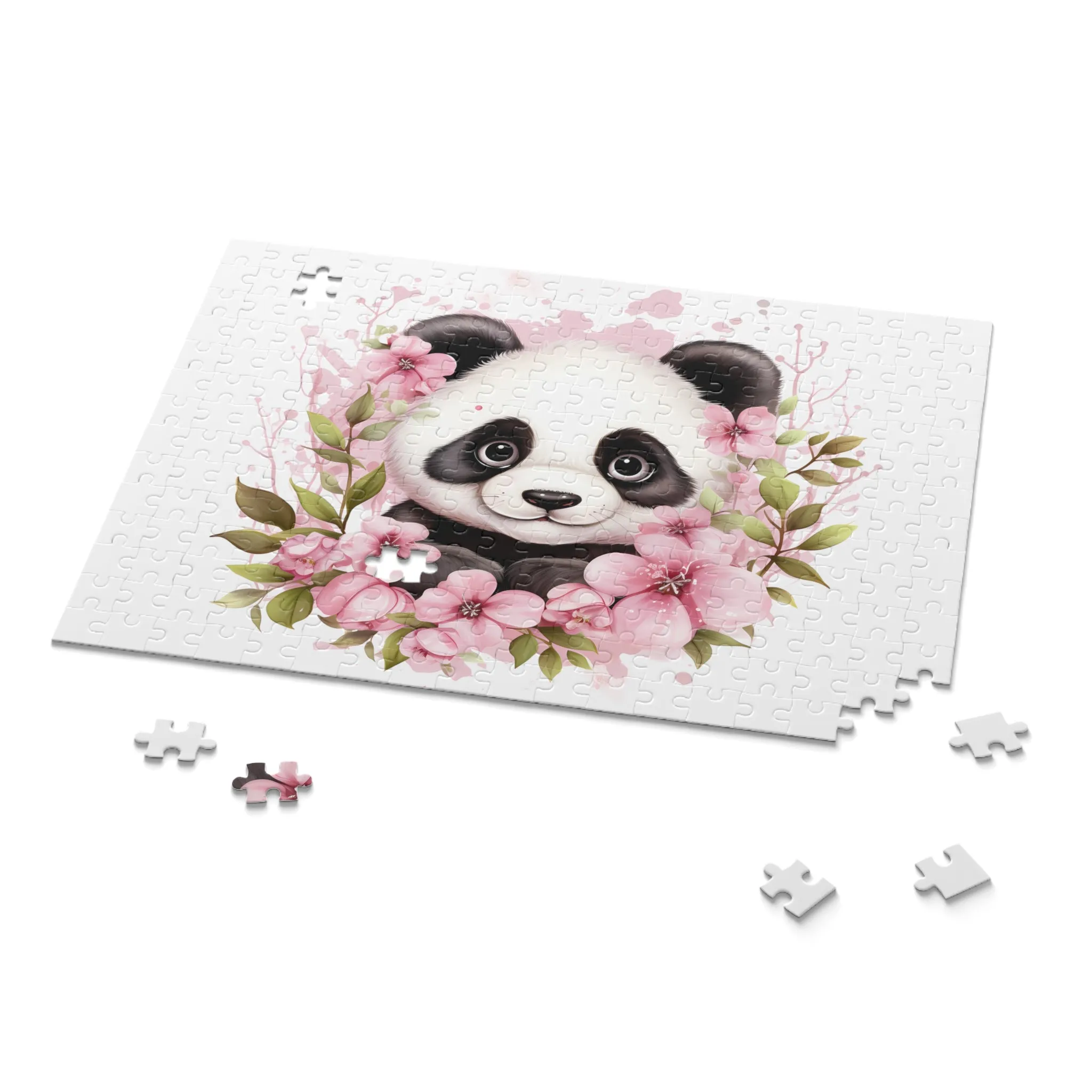 Personalised/Non-Personalised Puzzle, Panda (120, 252, 500-Piece)