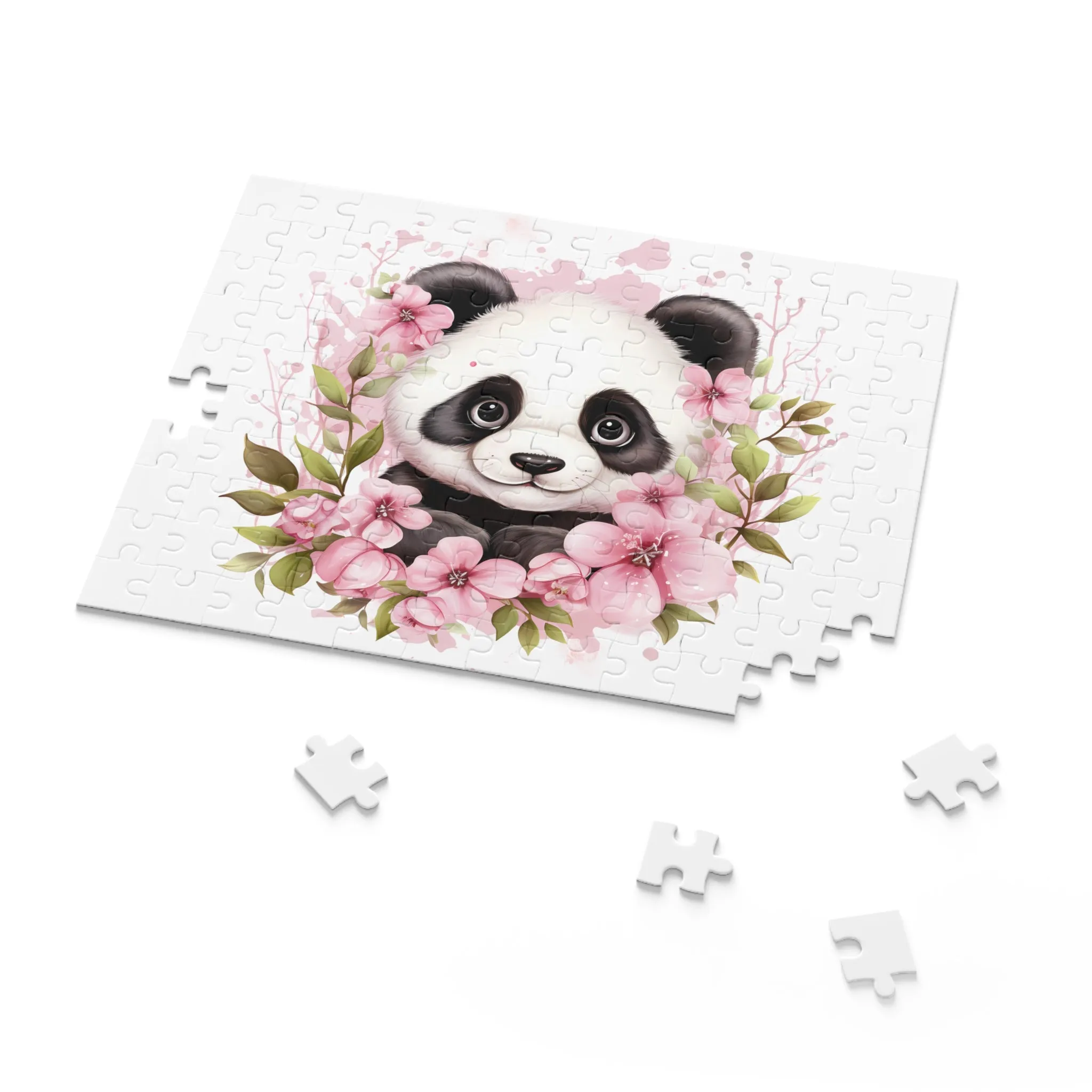 Personalised/Non-Personalised Puzzle, Panda (120, 252, 500-Piece)