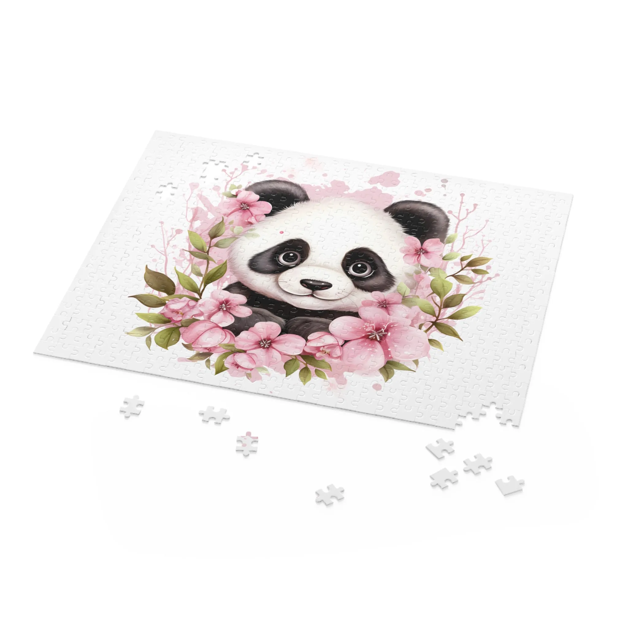 Personalised/Non-Personalised Puzzle, Panda (120, 252, 500-Piece)