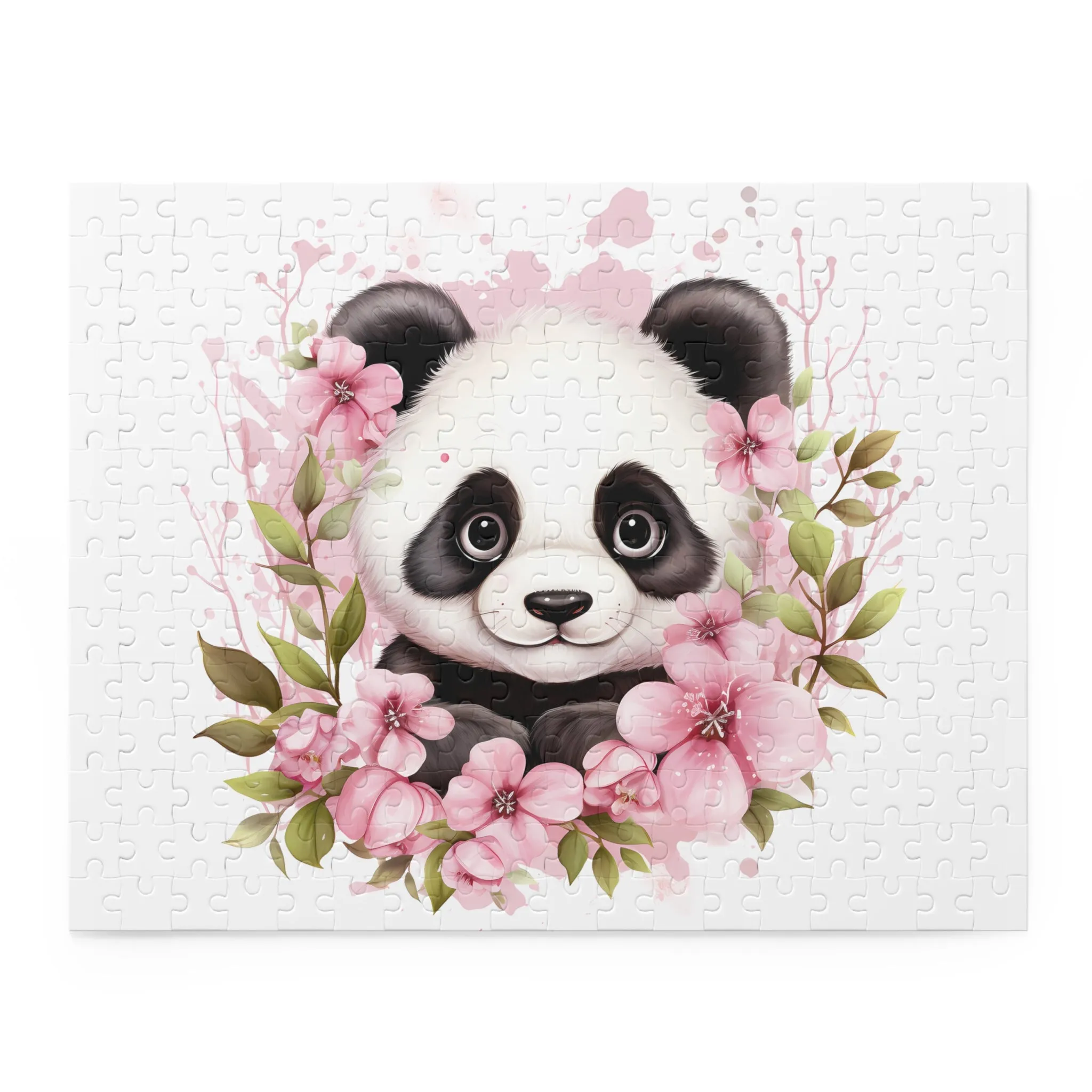 Personalised/Non-Personalised Puzzle, Panda (120, 252, 500-Piece)