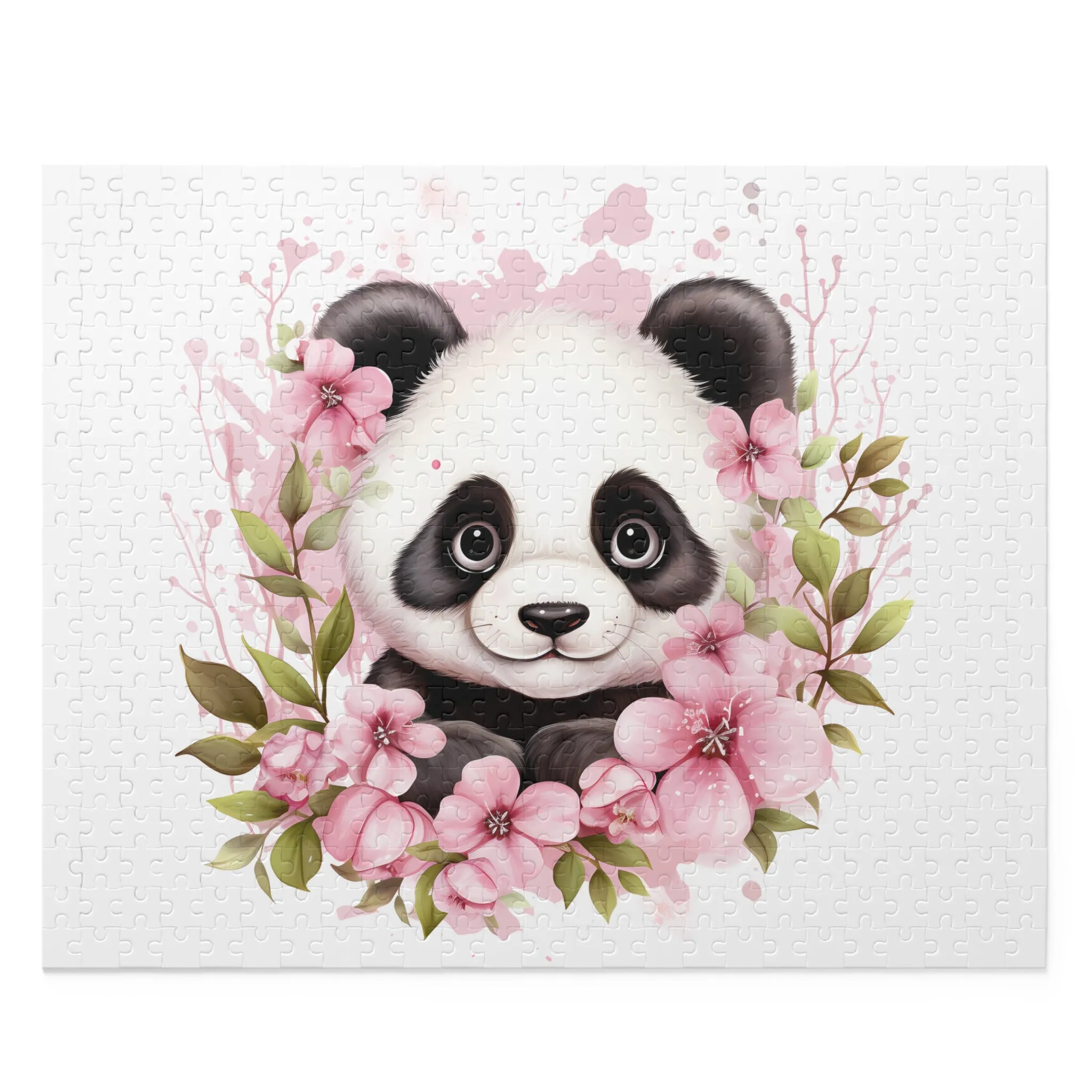 Personalised/Non-Personalised Puzzle, Panda (120, 252, 500-Piece)