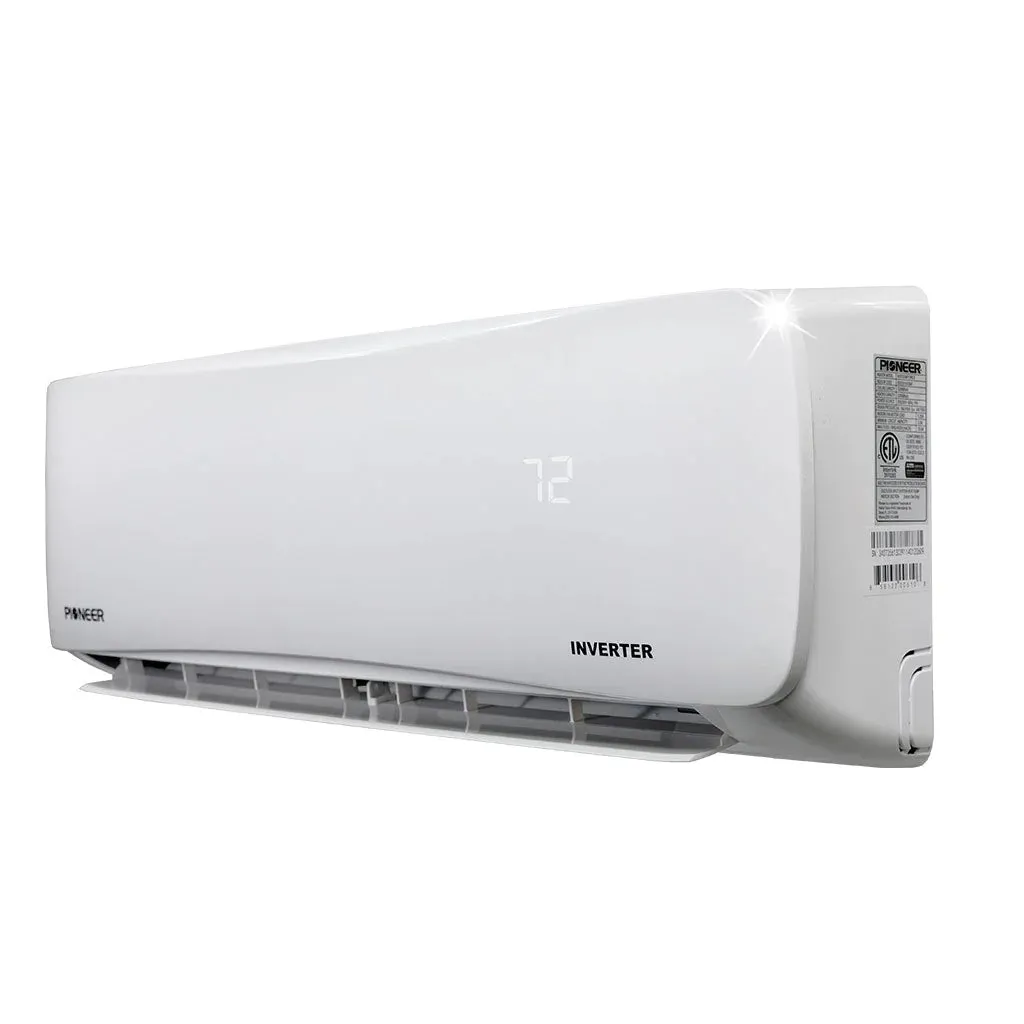 Pioneer® 24,000 BTU 18 SEER2 Ductless Mini-Split Inverter  Air Conditioner Heat Pump System Full Set 230V