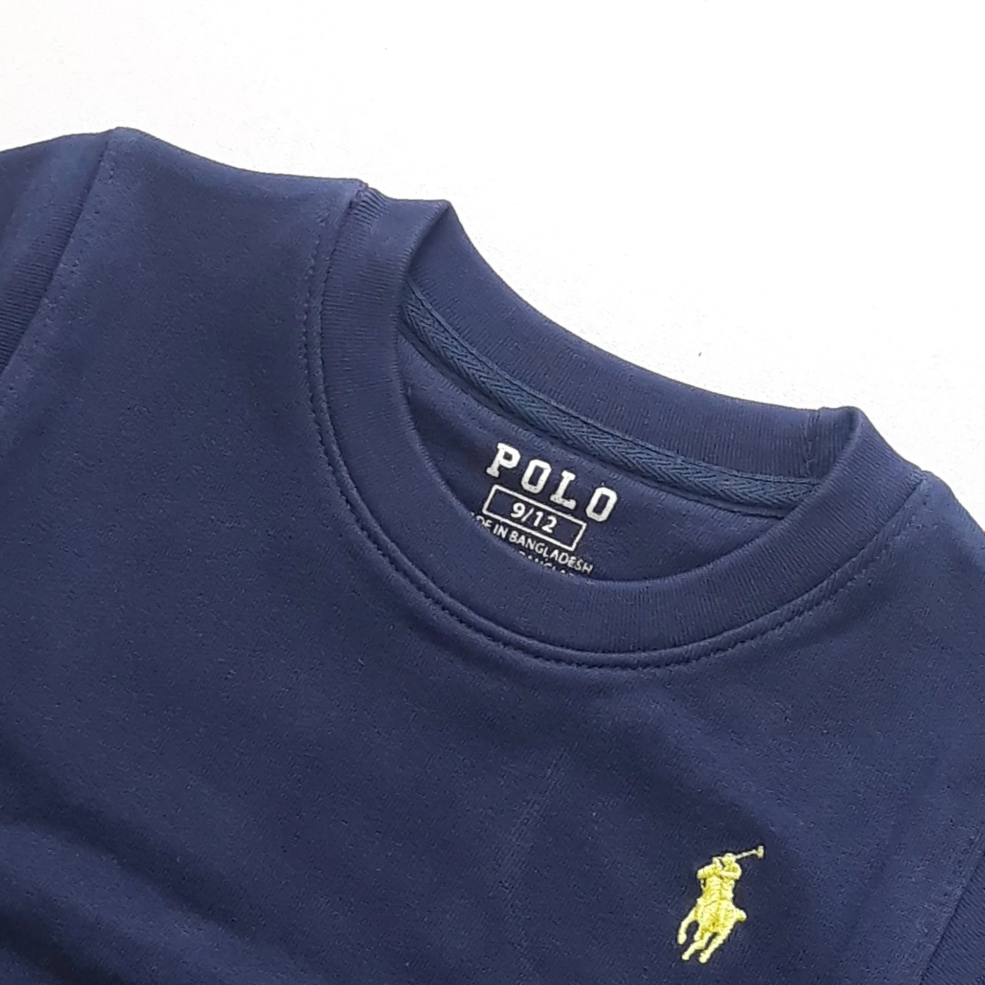 PL - Kids 'Navy' Signature Polo Terry Sweatshirt PL372