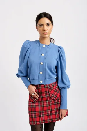 Polly Cardigan Periwinkle Blue