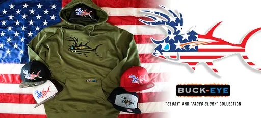 "Buck-Eye Faded Glory" Black or Green Pullover Hoodie For Men And Women