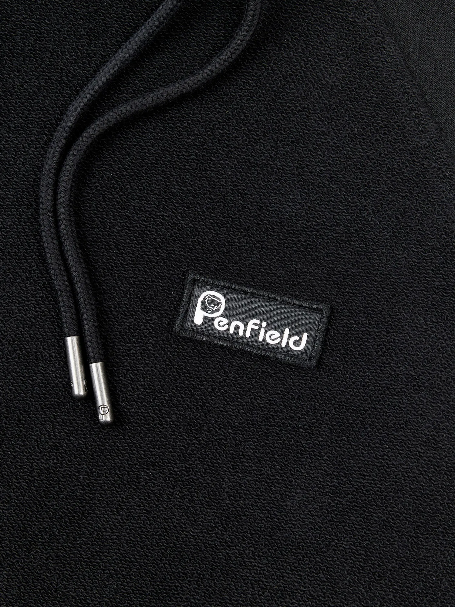 Reverse Loopback Hoodie in Black