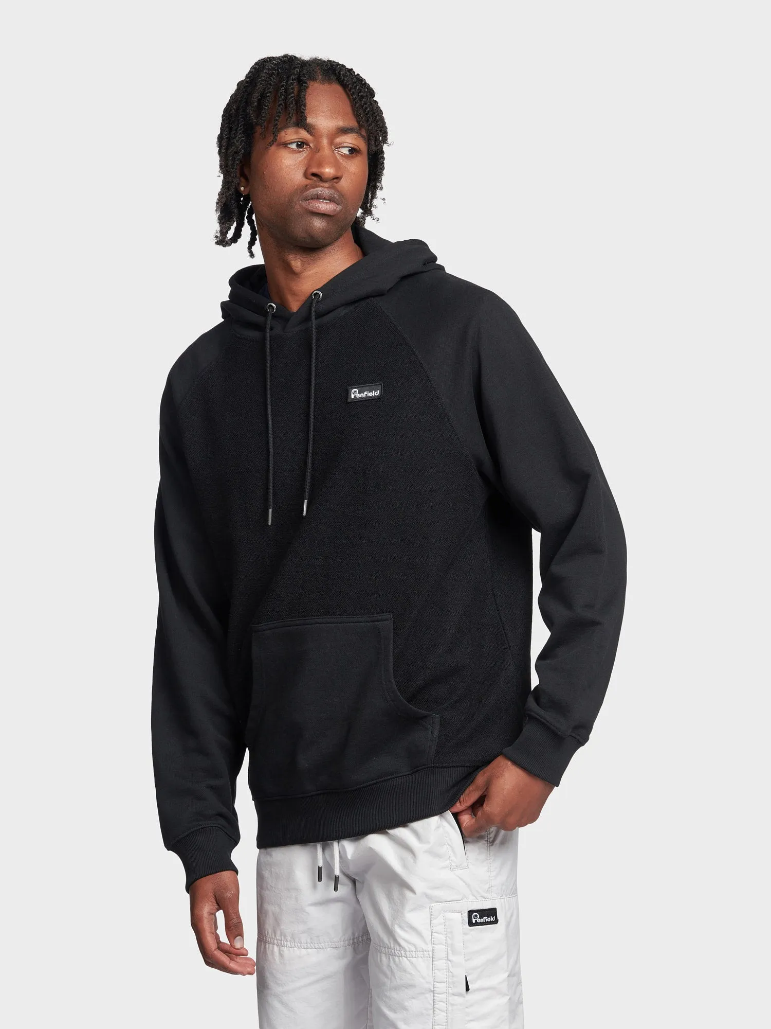 Reverse Loopback Hoodie in Black