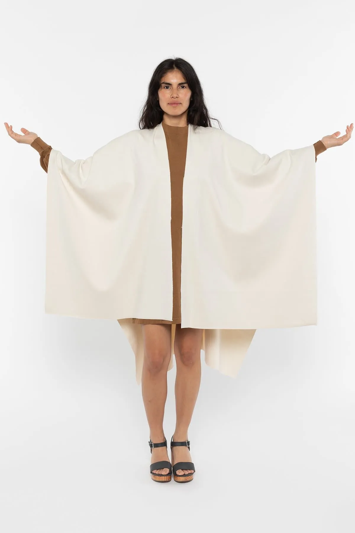 RHFR399GD - Heavy Cotton Rib Poncho