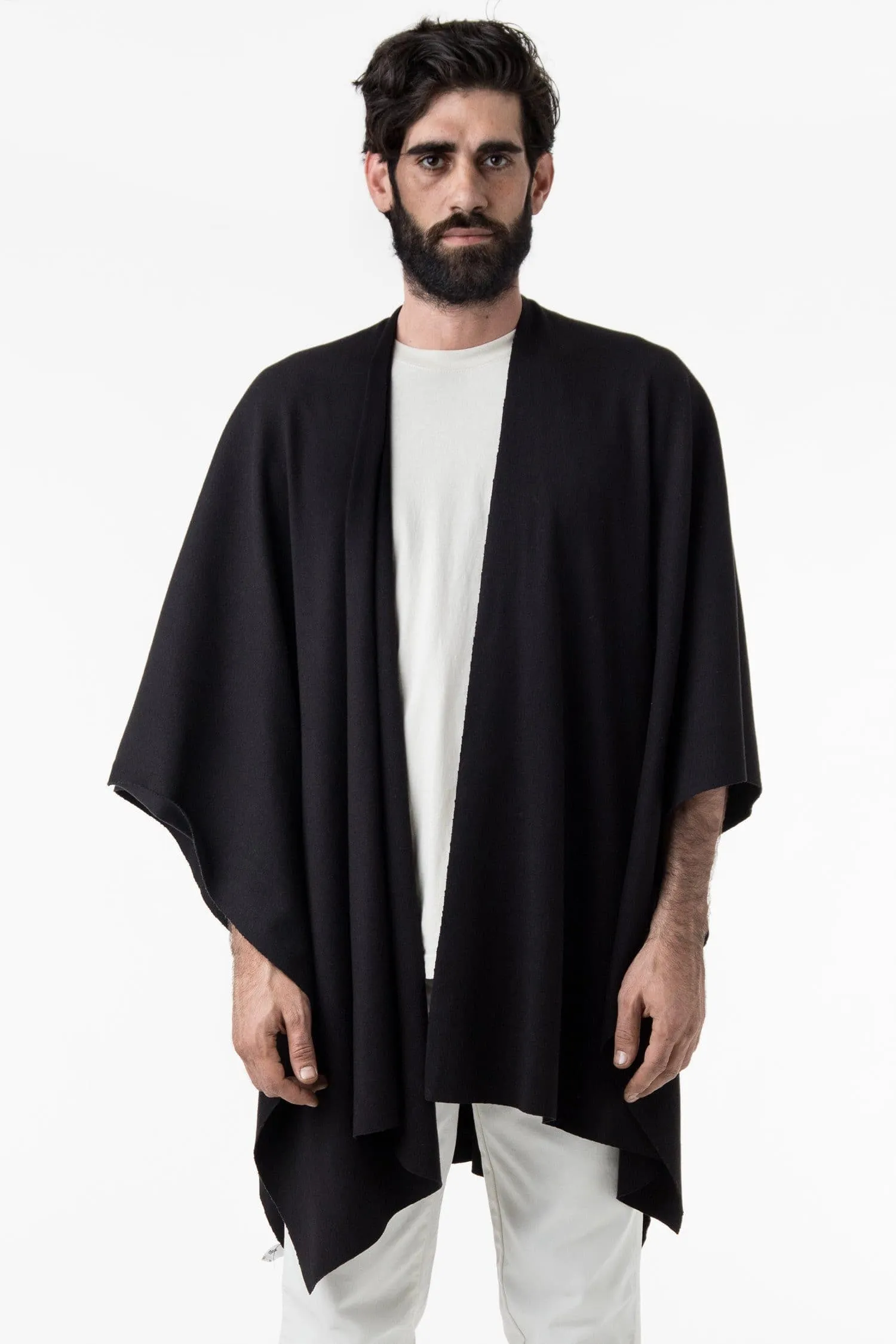 RHFR399GD - Heavy Cotton Rib Poncho