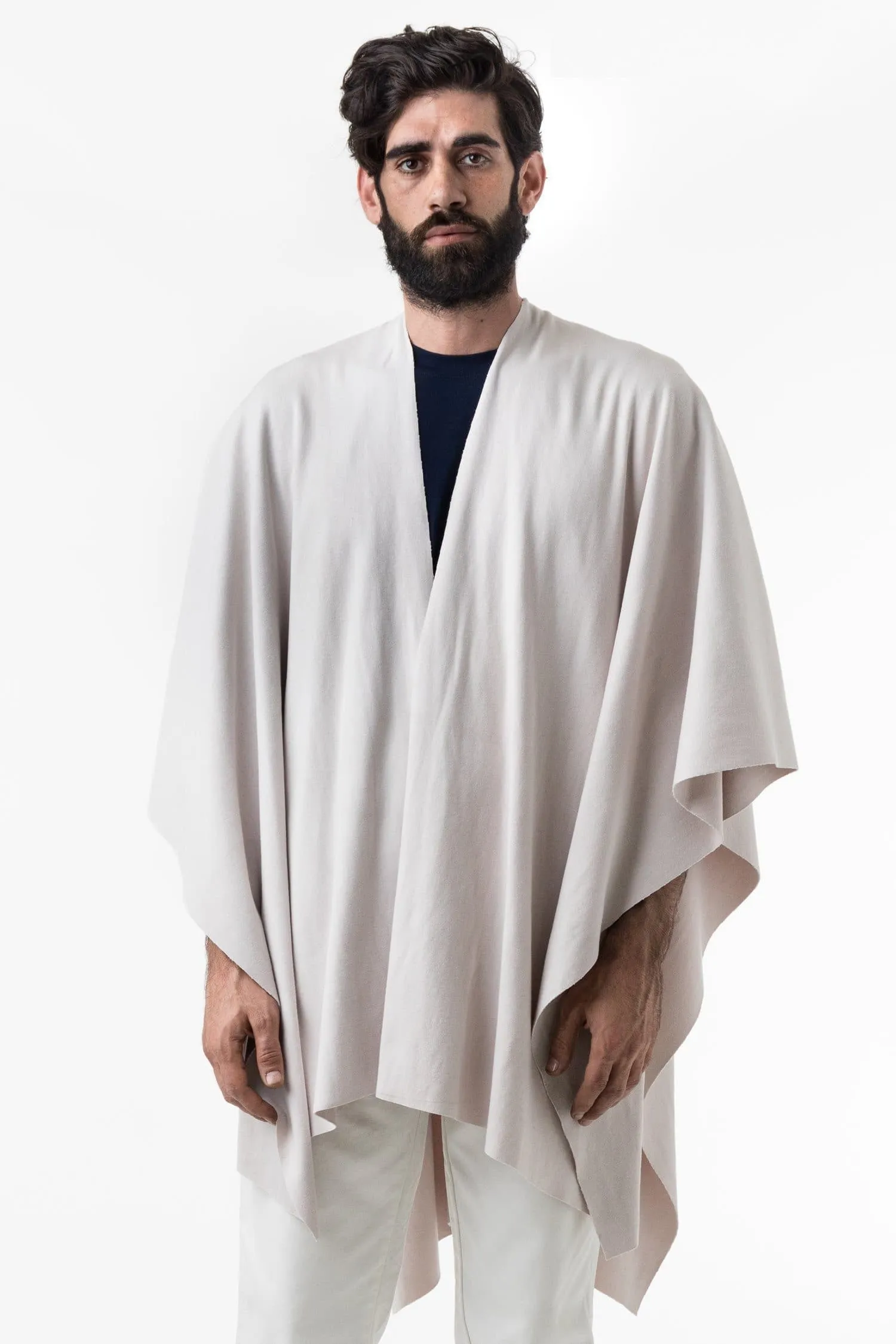 RHFR399GD - Heavy Cotton Rib Poncho