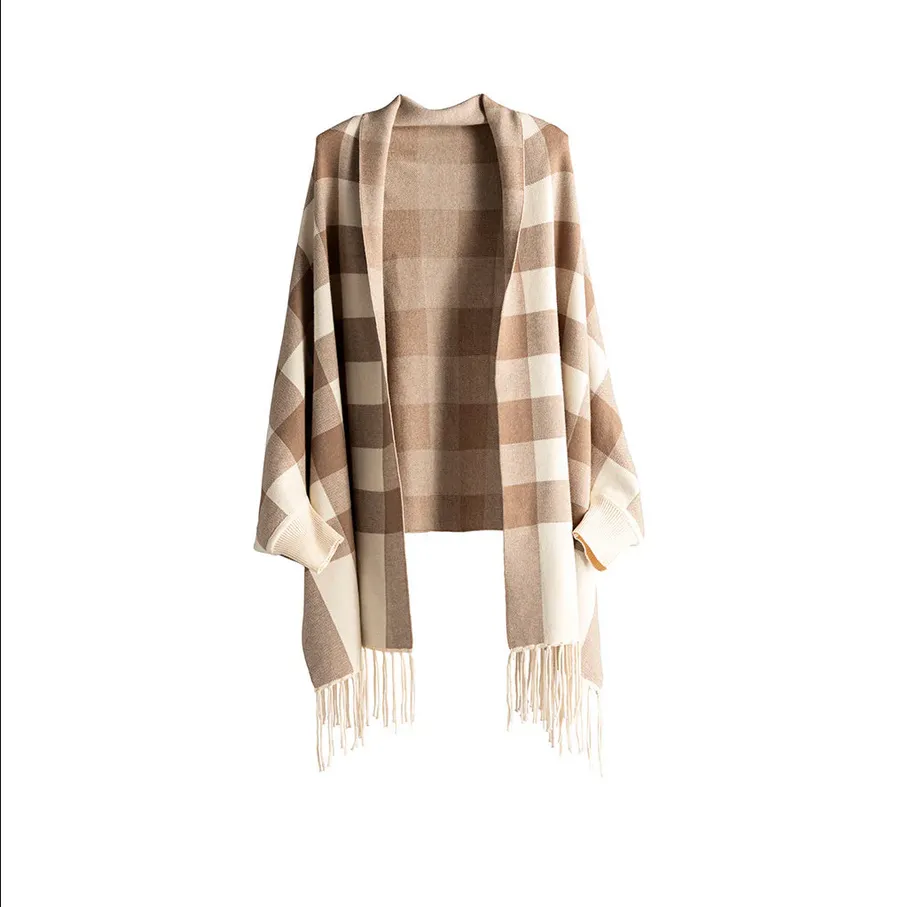 Shiraleah Reeve Plaid Wrap Shawl