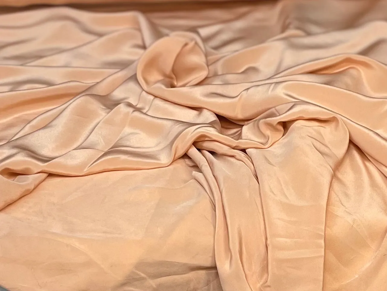 Silk Crepe De Chine - Blush Pink - 16mm Designer