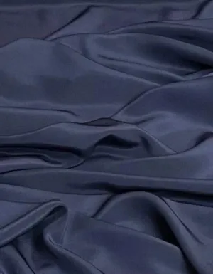 Silk Crepe De Chine - Navy