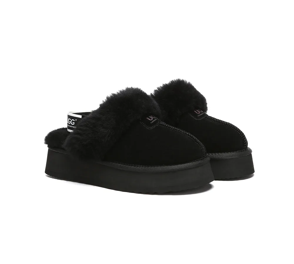 UGG Slippers Women Removable Strap Slingback Platform Suzie