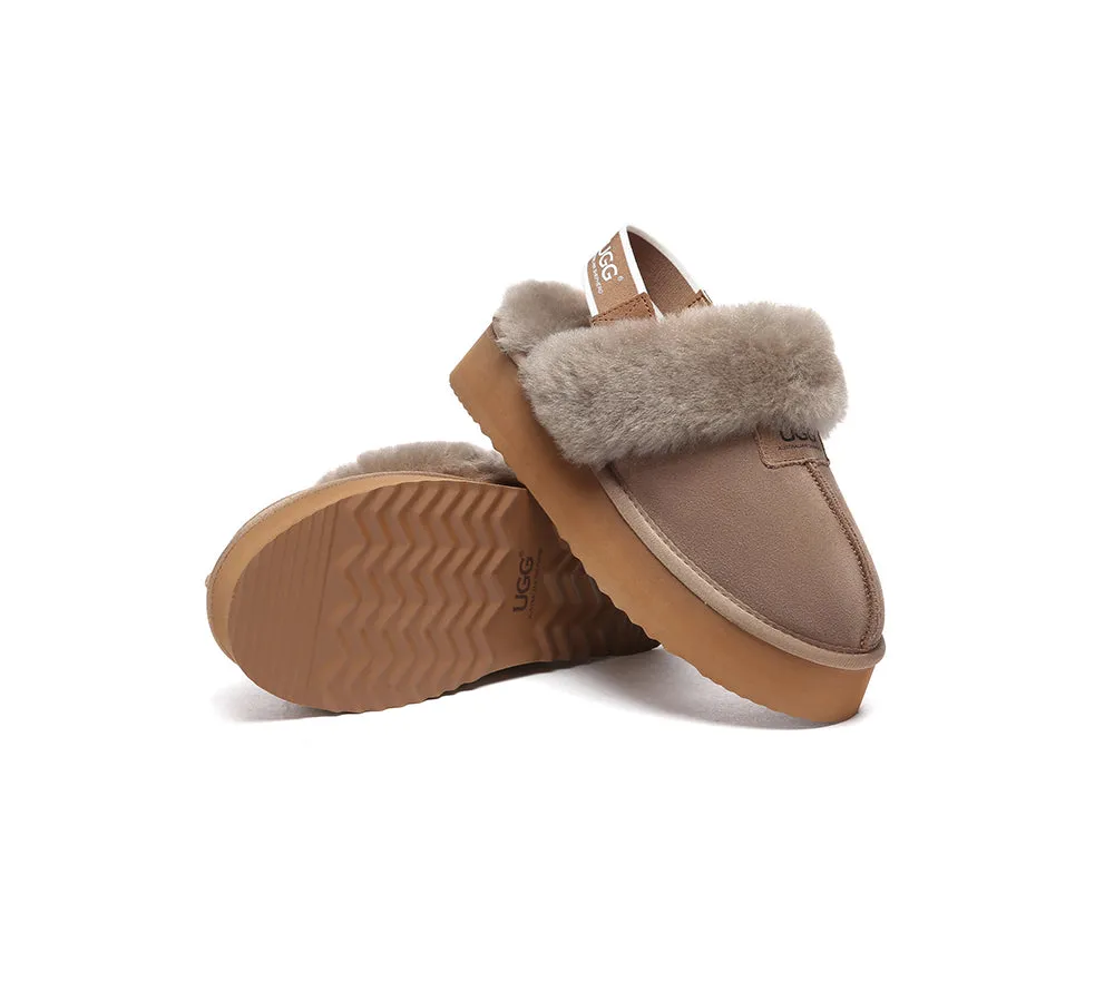 UGG Slippers Women Removable Strap Slingback Platform Suzie