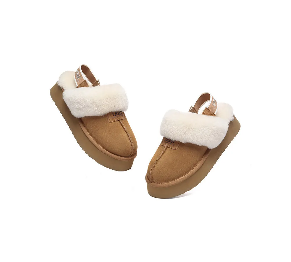 UGG Slippers Women Removable Strap Slingback Platform Suzie