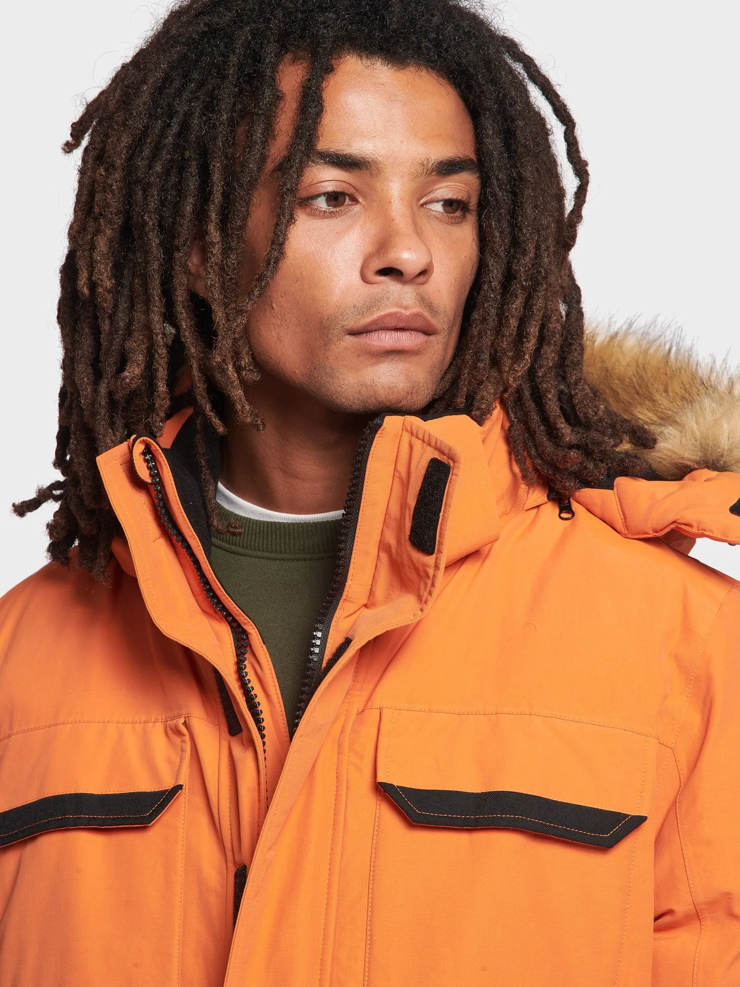 Ultimate Winter Parka Jacket in Burnt Orange