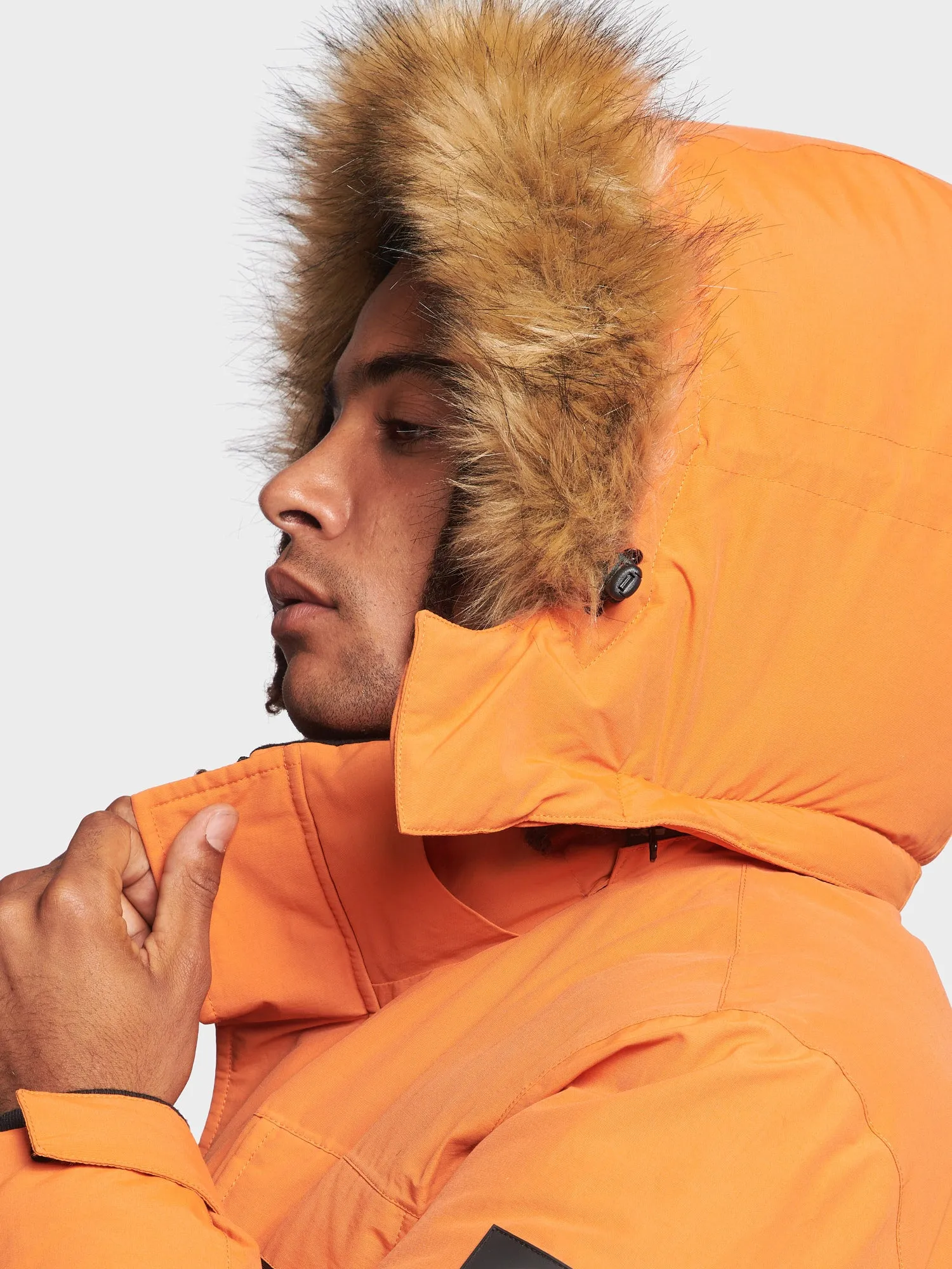 Ultimate Winter Parka Jacket in Burnt Orange