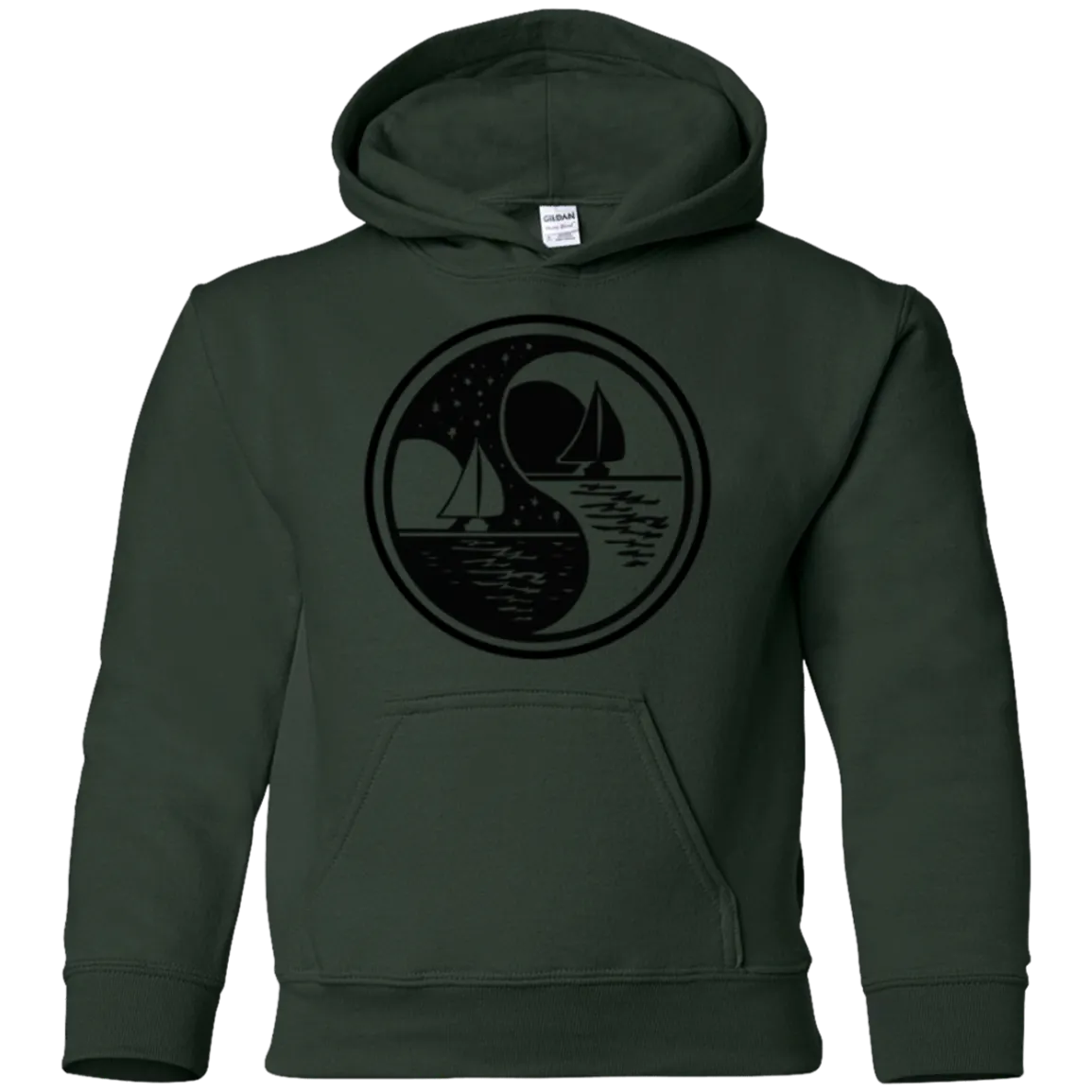 Yin Yang Youth Pullover Hoodie