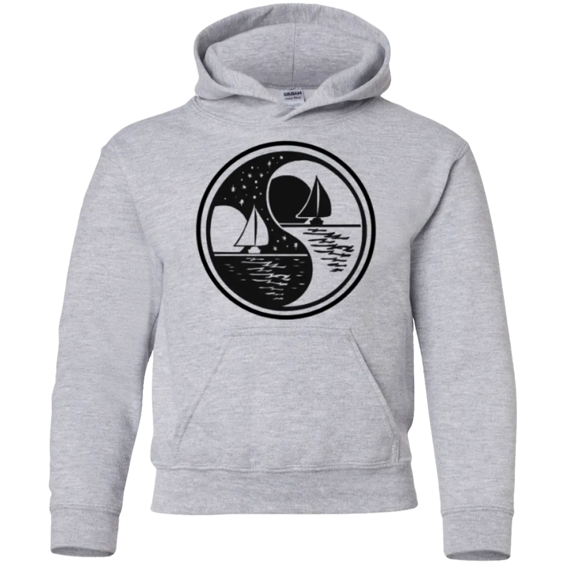 Yin Yang Youth Pullover Hoodie