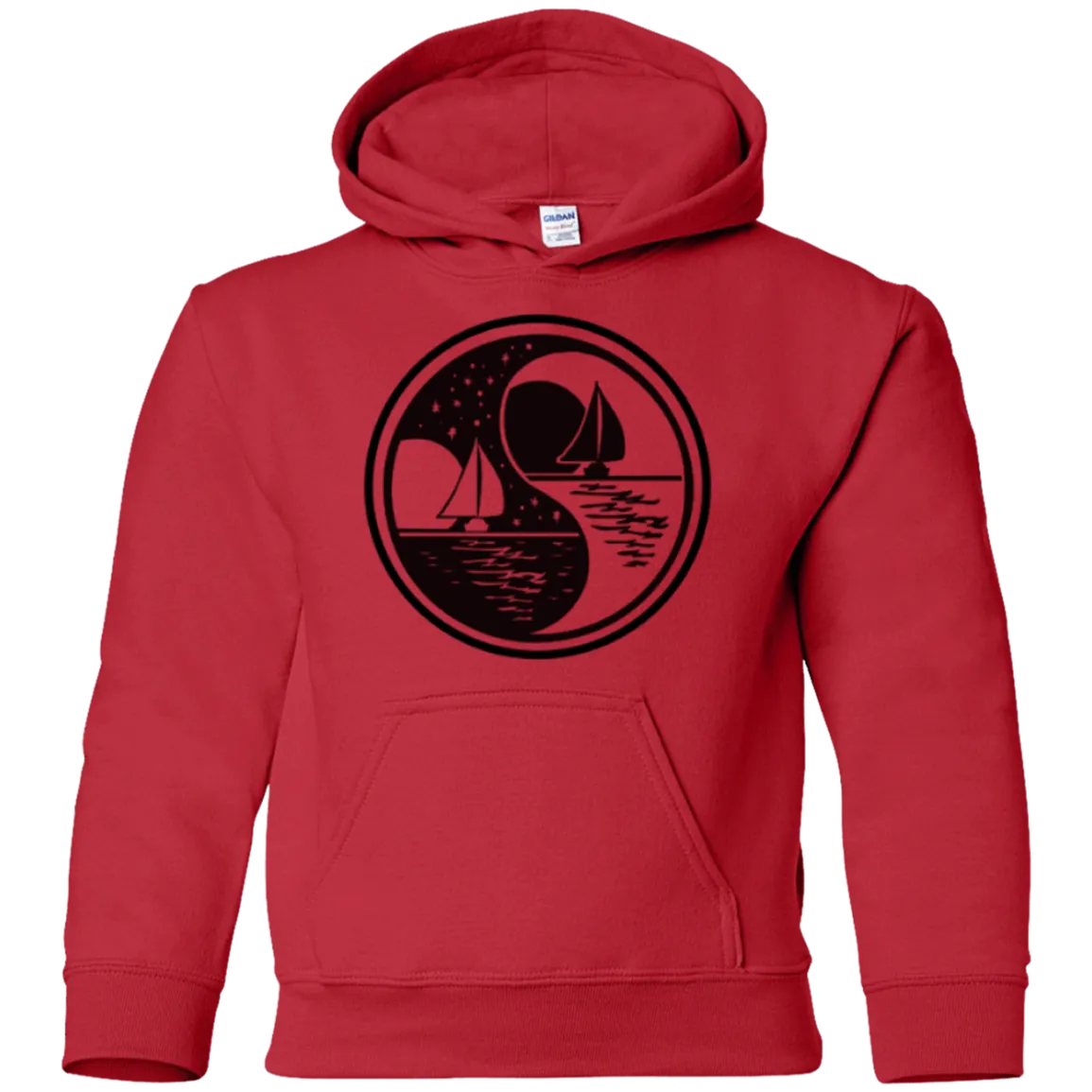 Yin Yang Youth Pullover Hoodie