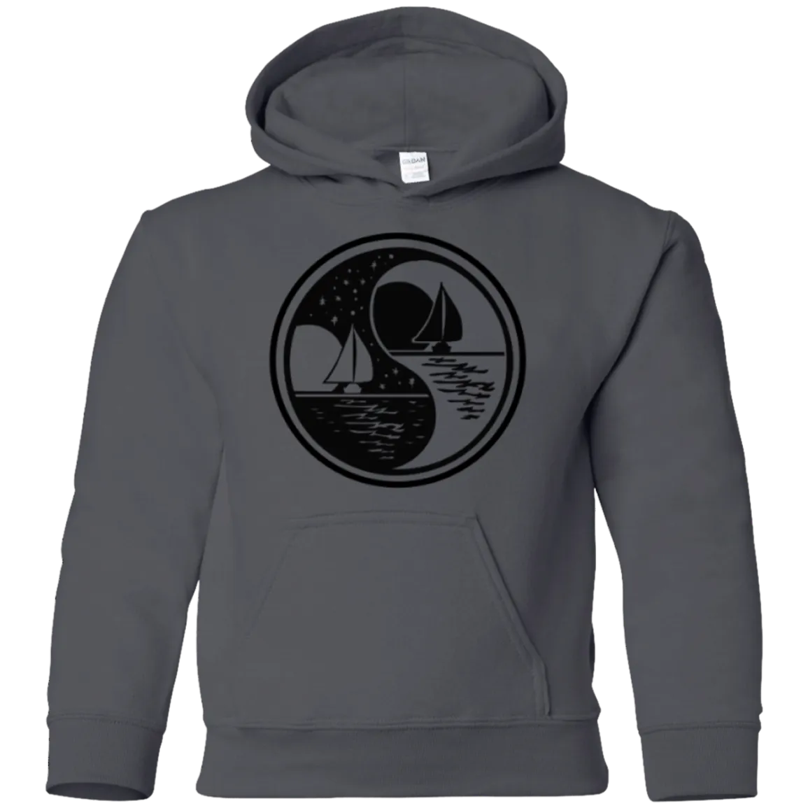 Yin Yang Youth Pullover Hoodie